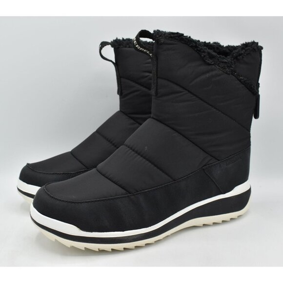 Merrell Womens 7 Snowcreek Sport Mid Zip Polar Black Waterproof Insulated Boots - Picture 1 of 7